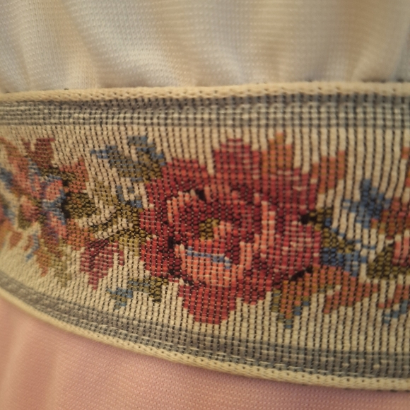 60s Vicky Vaughn Empire Waist Maxi Long Dress (Junior) Party Prom Bridesmaid - Picture 3 of 9